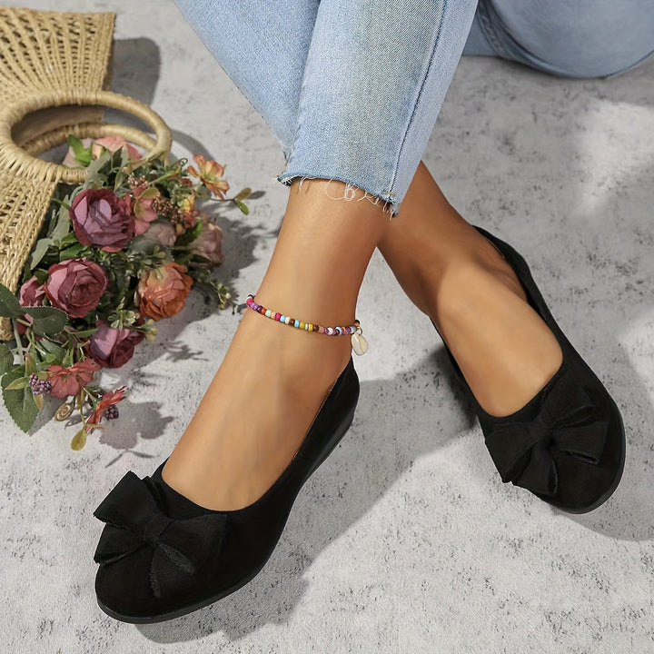 Camaly | Comfort Ballet Flats Made of Velvet
