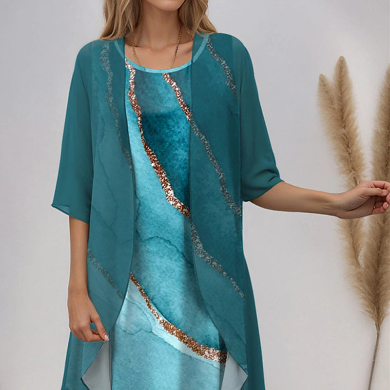 Dhara | Chic & Comfortable – Blouse and Dress Ensemble