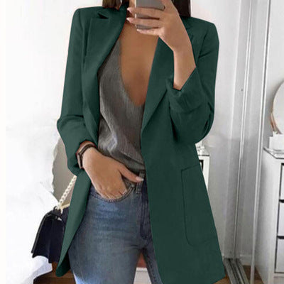 Women’s Casual Longline Blazer Jacket