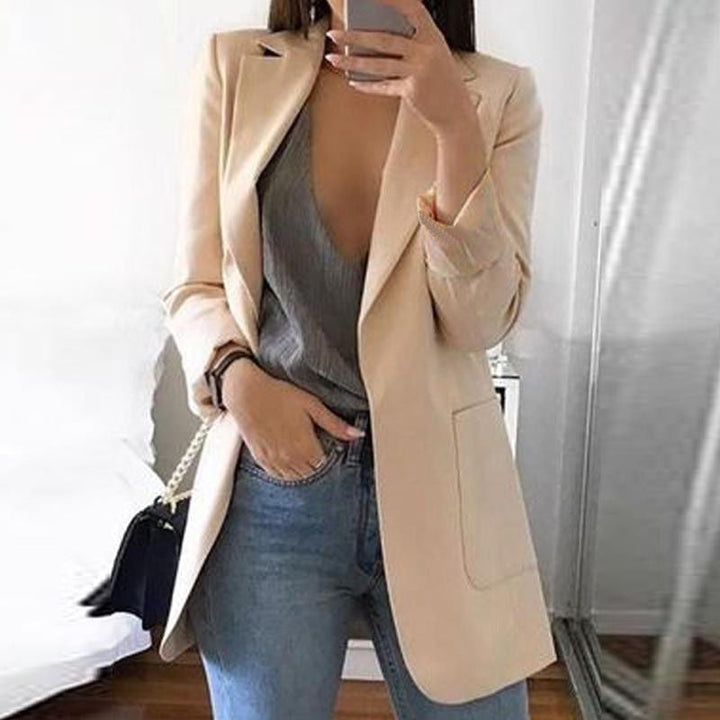 Women’s Casual Longline Blazer Jacket