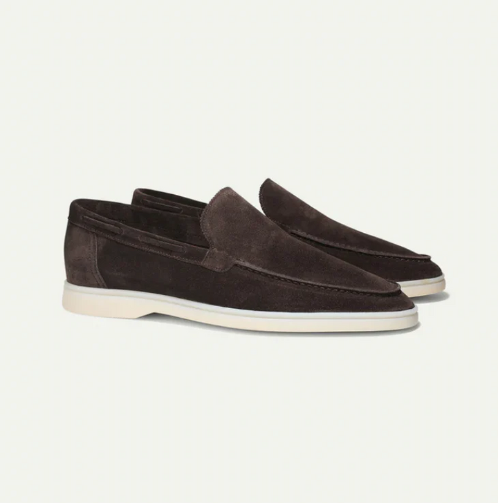 Men's Slip-On Suede Look – Slip-On, Breathable & Spring & Summer