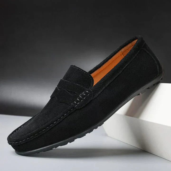 Men's Slip-On Suede Look – Slip-On, Comfort Sole & Spring & Summer