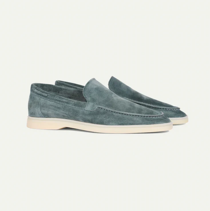 Men's Slip-On Suede Look – Slip-On, Breathable & Spring & Summer