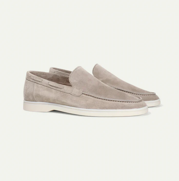 Men's Slip-On Suede Look – Slip-On, Breathable & Spring & Summer