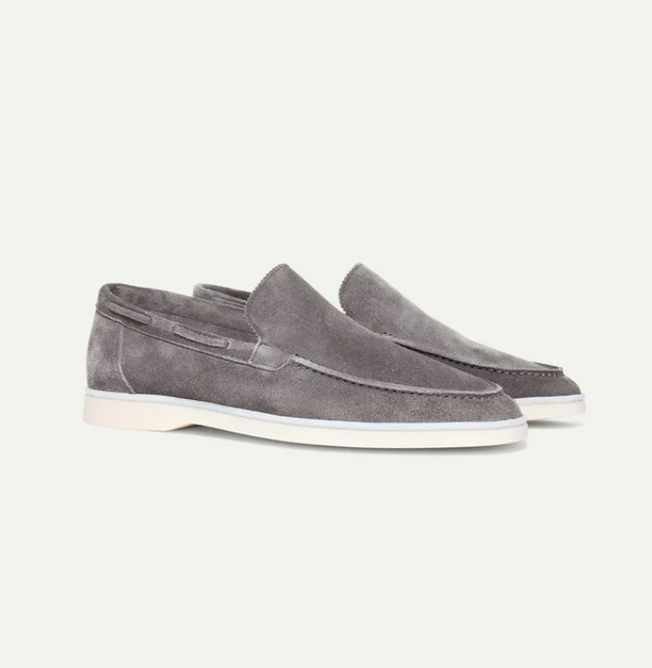 Men's Slip-On Suede Look – Slip-On, Breathable & Spring & Summer