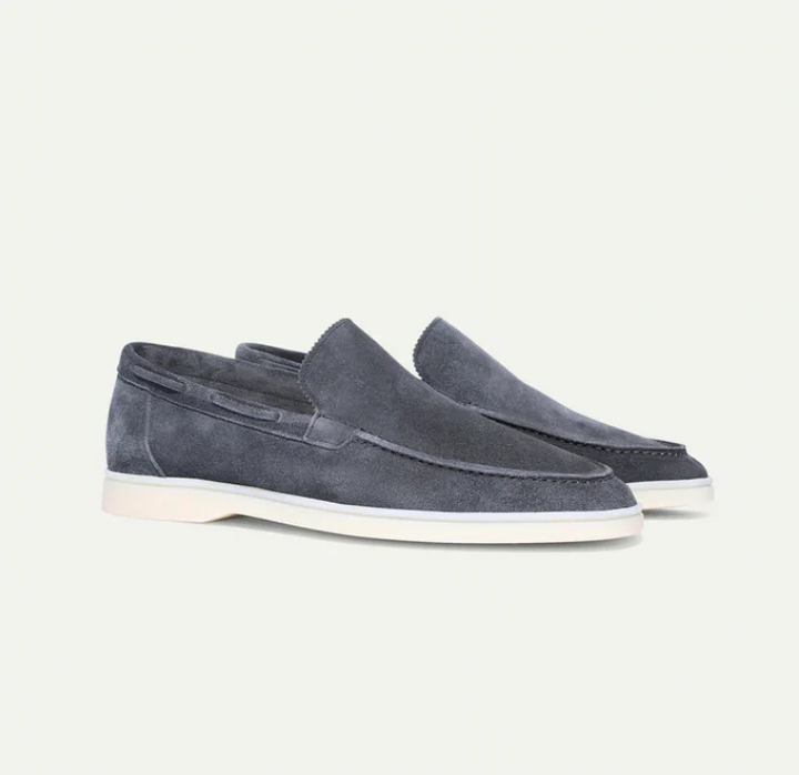Men's Slip-On Suede Look – Slip-On, Breathable & Spring & Summer