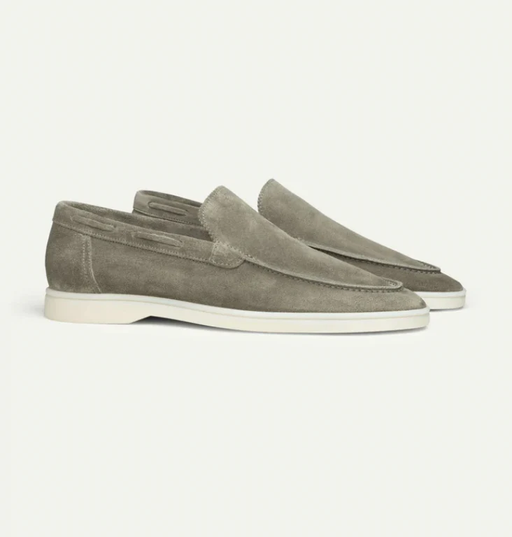 Men's Slip-On Suede Look – Slip-On, Breathable & Spring & Summer