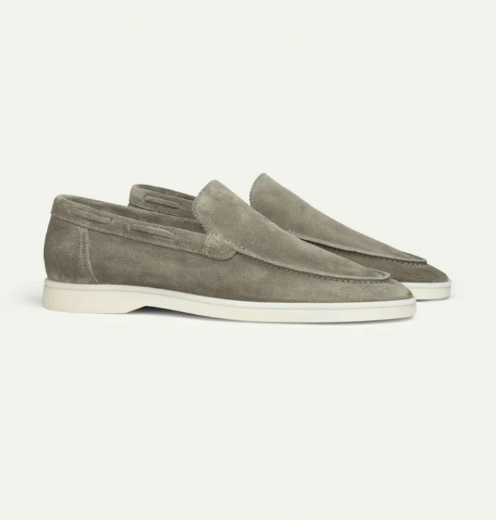 Men's Slip-On Suede Look – Slip-On, Breathable & Spring & Summer