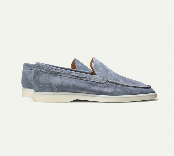 Men's Slip-On Suede Look – Slip-On, Breathable & Spring & Summer