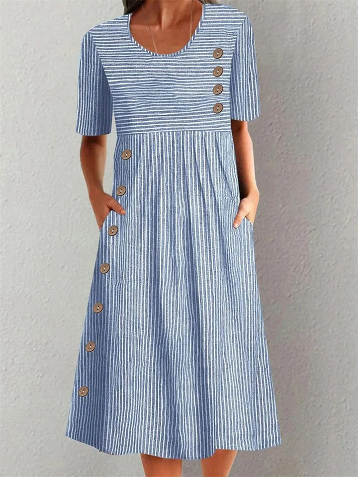 Avani | Stylish Midi Dress Made of Soft Cotton