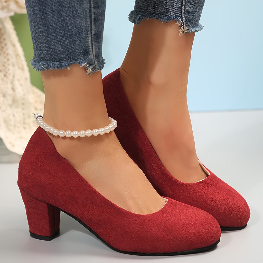 Laurela | Pumps with Wide Toe Cap and Sturdy Heel