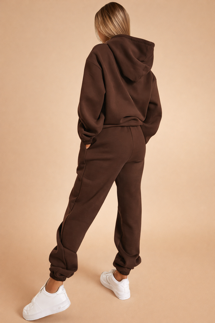 Women's Complete Tracksuit | with Short Sweatshirt and Pants