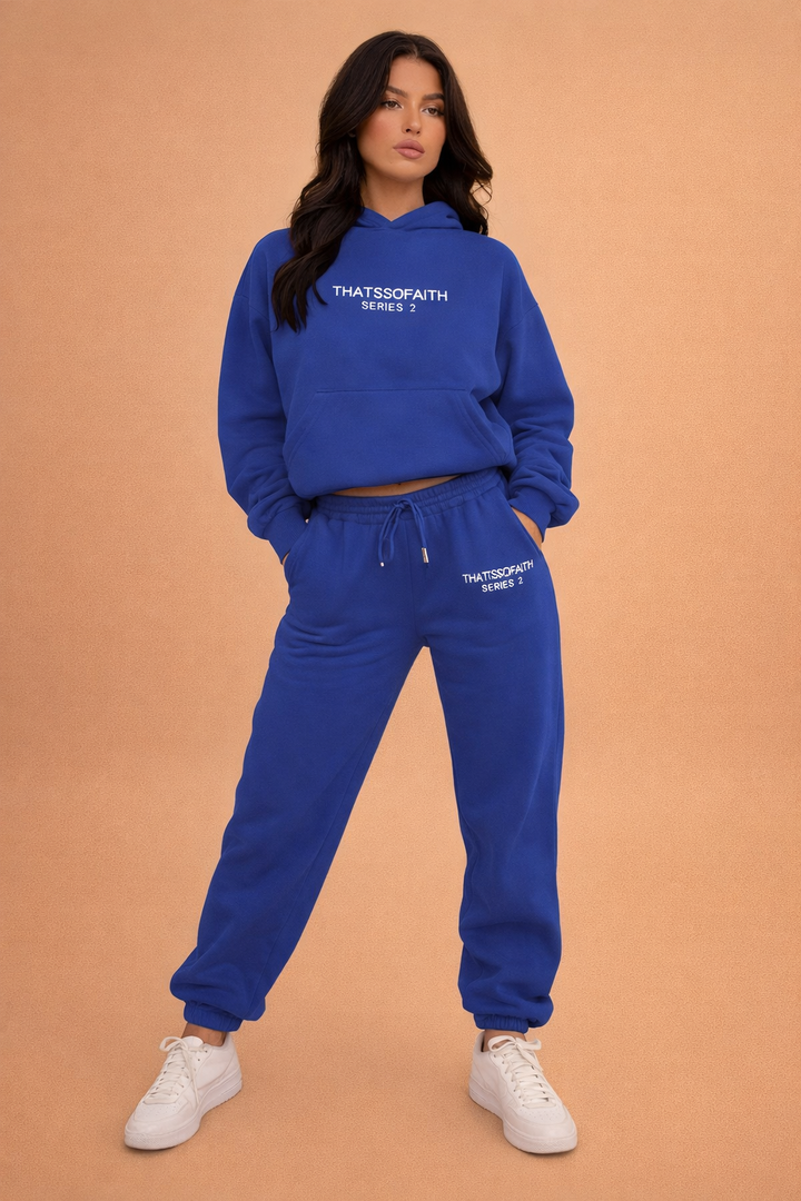 Women's Complete Tracksuit | with Short Sweatshirt and Pants