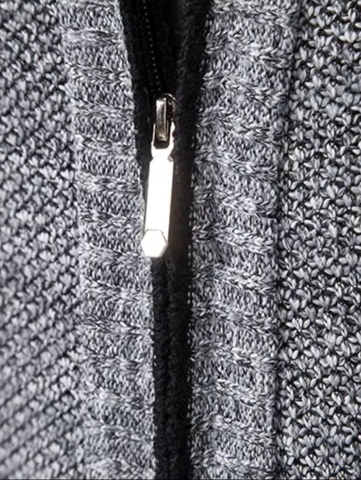 Men's Sweaters | Zip-Up Sweater Vest with Collar