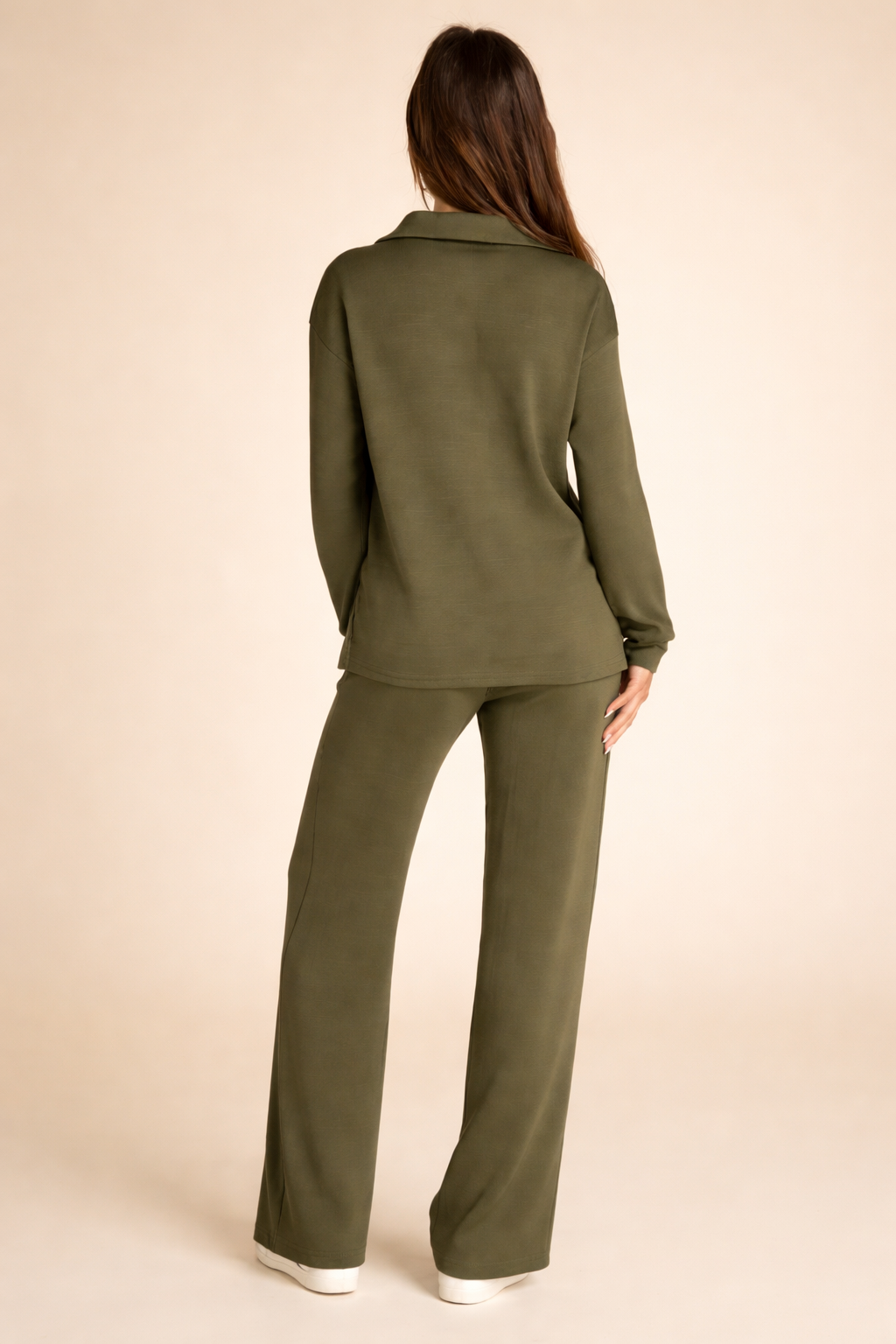 Women's Set | with Sweatshirt and Wide Pants