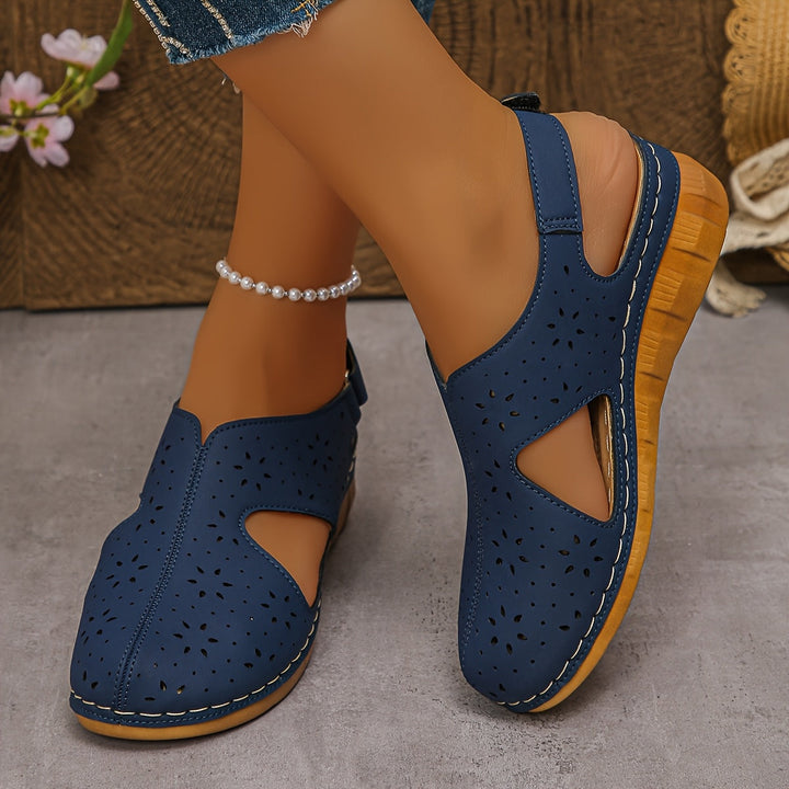 Fea | Stylish Women's Sandals with Round Toe and Wedge Heel