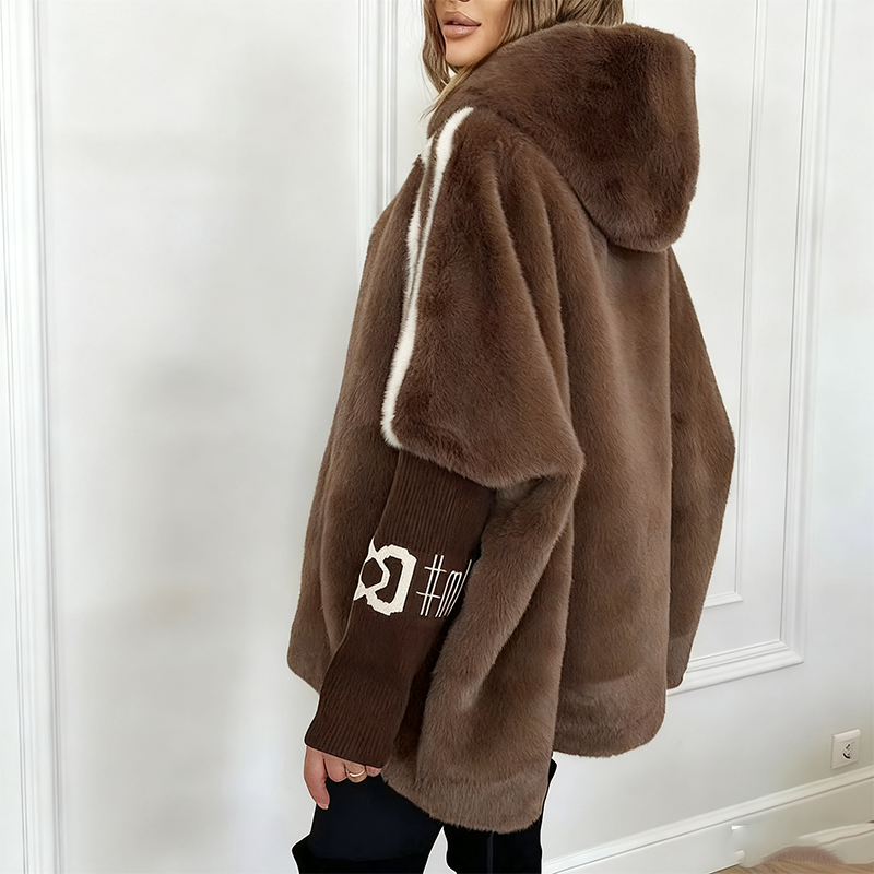 Casual hoodie with a zipper for women