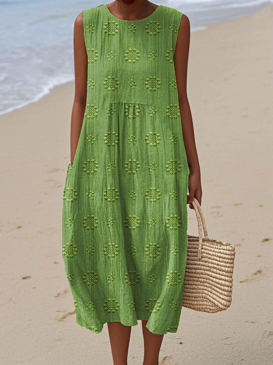 Zaylee | Fashionable Vintage Dress with Floral Details