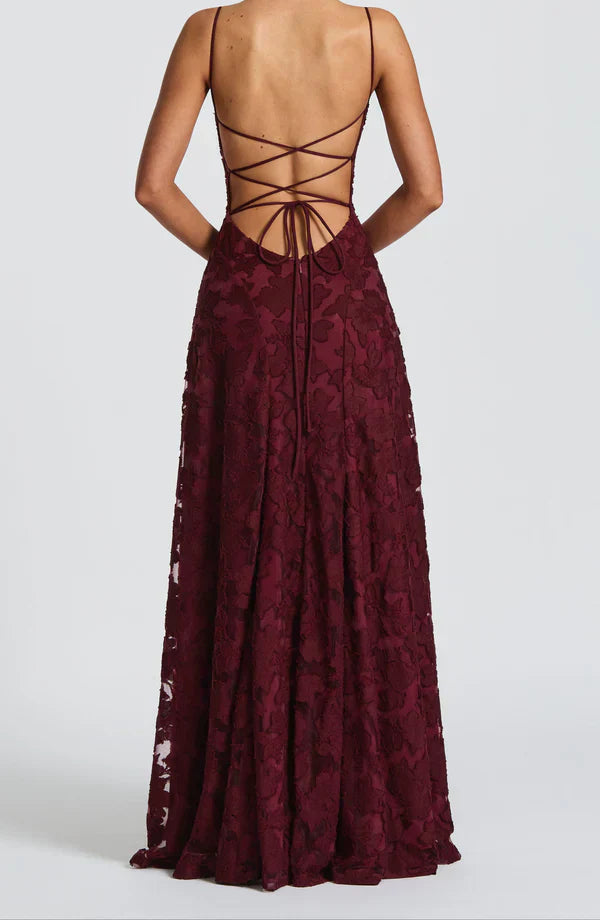 Rosa | Maxi Dress with Lace Detail