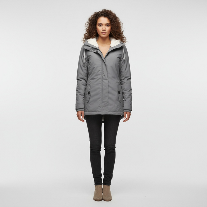 Women's Jacket | Waterproof Jacket with Hood and Fleece Lining