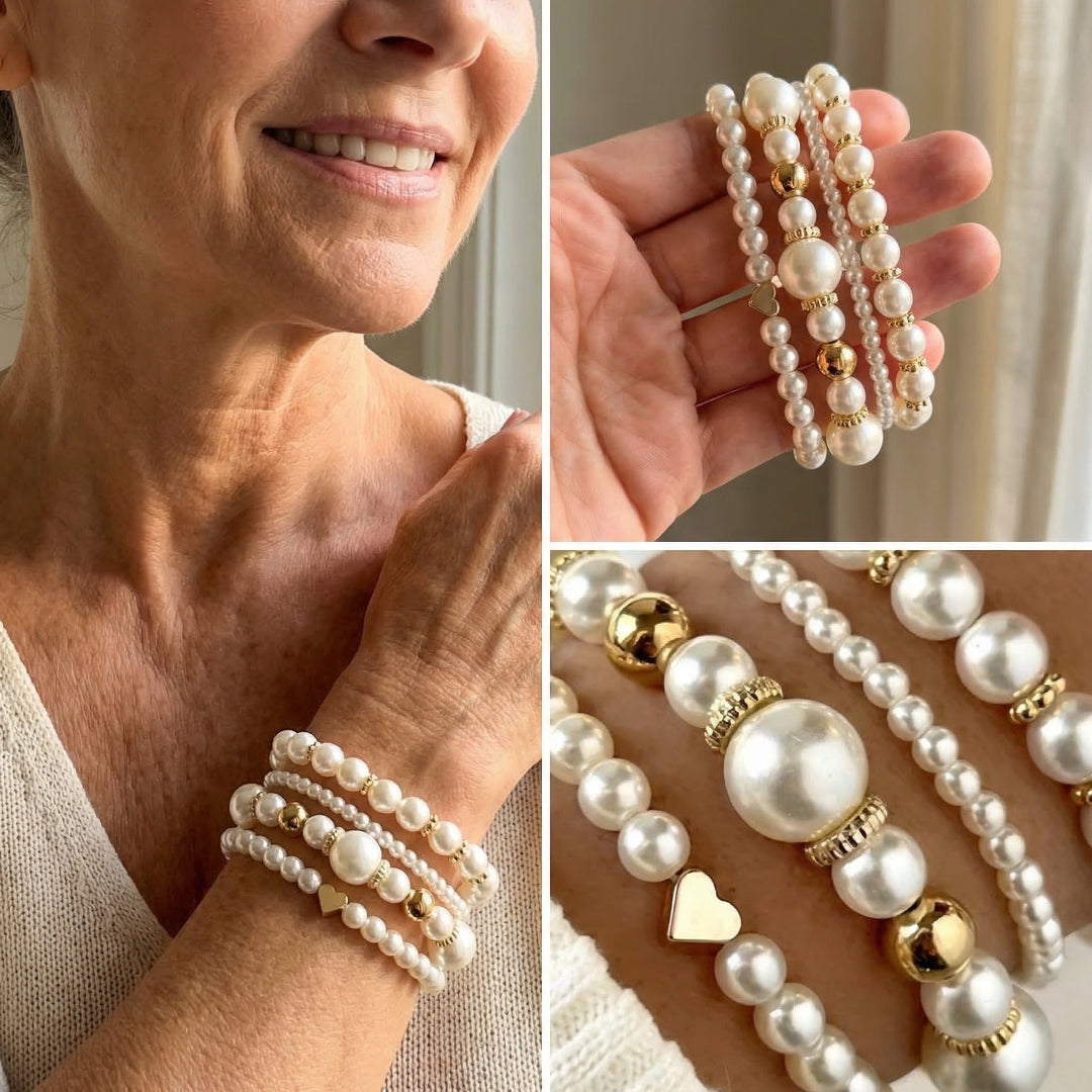 Viviana™ | Exquisite Pearl Bracelet Set