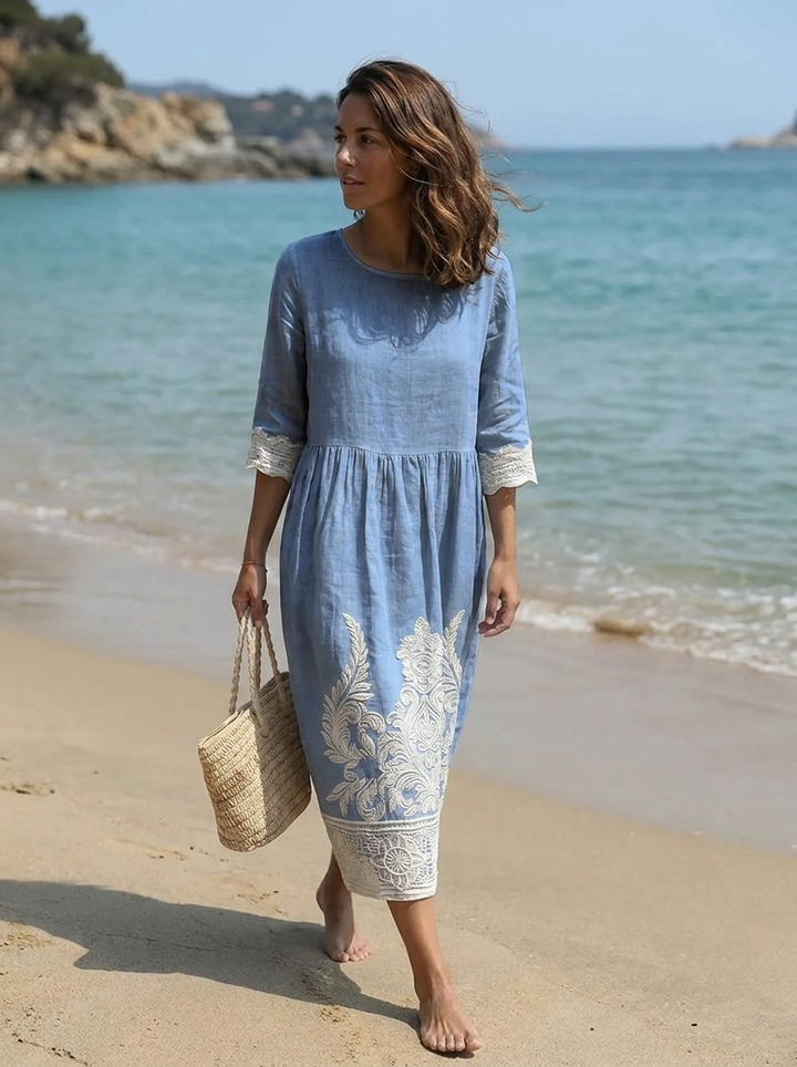 Amber | Elegant Floral Dress