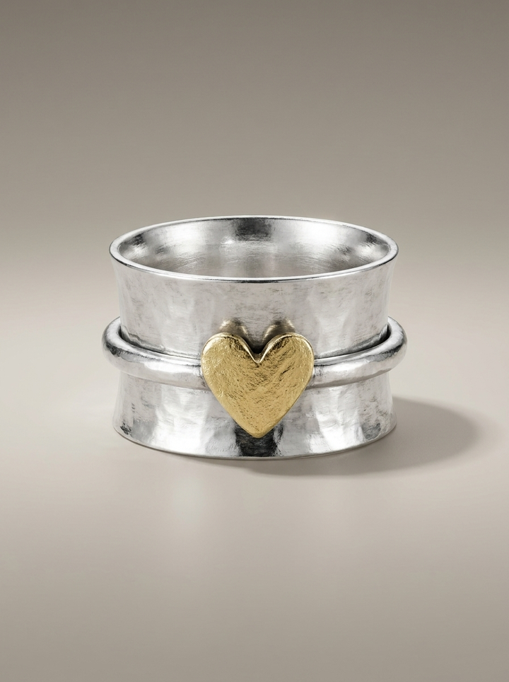 Luna™ | Heart Silver Ring
