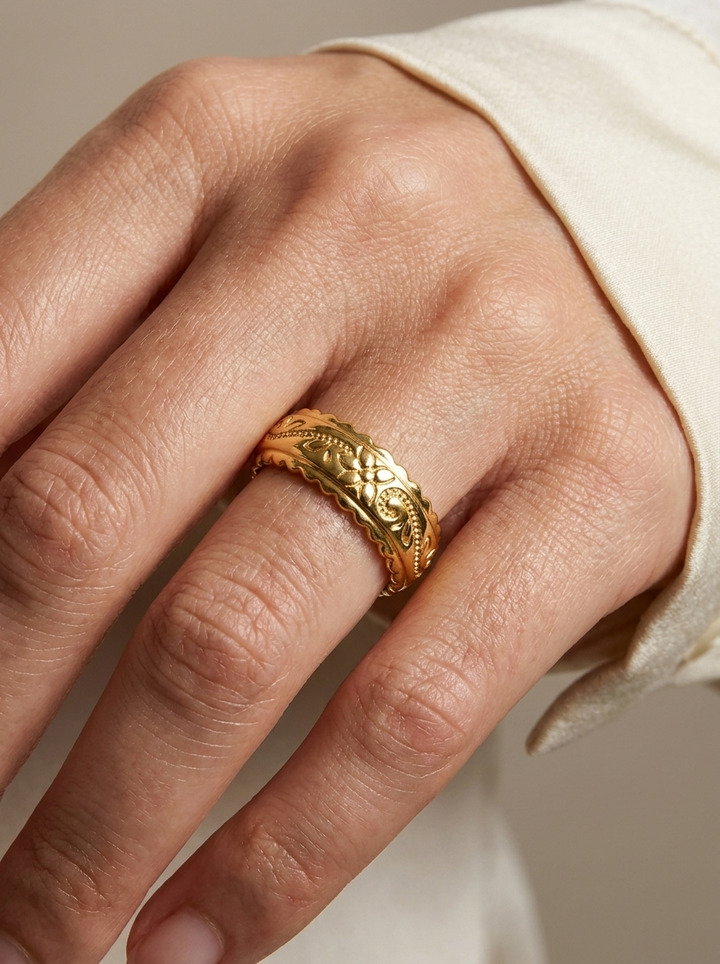 Marielle™ | Antique Flower Ring