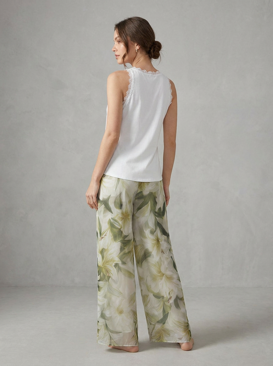 Lyselle™ | Elegant Airy Set with Floral Print