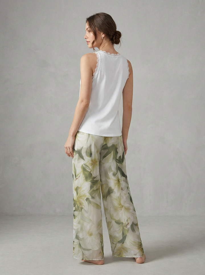 Lyselle™ | Elegant Airy Set with Floral Print