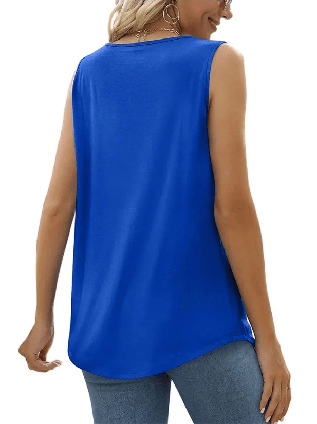 Ann | Pleated Top with Square Neckline