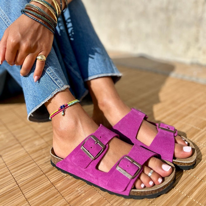 Women’s Double Strap Adjustable Buckle Sandals