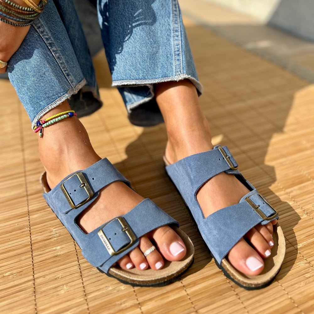 Women’s Double Strap Adjustable Buckle Sandals