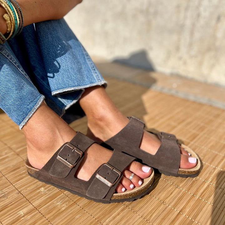 Women’s Double Strap Adjustable Buckle Sandals