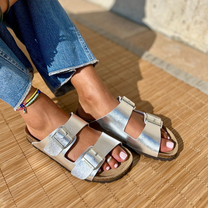 Women’s Double Strap Adjustable Buckle Sandals