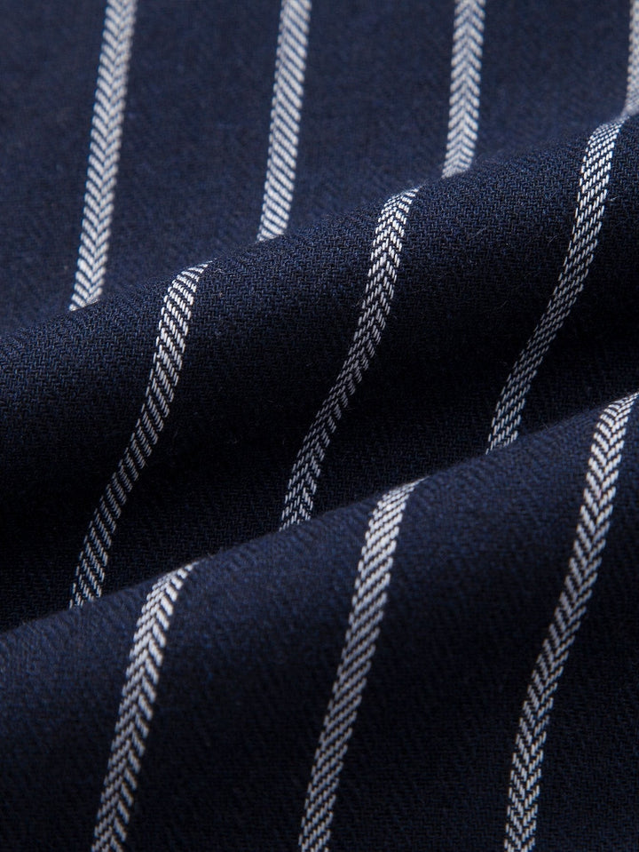 Striped Men's Set – Shirt & Pants for Spring, Summer & Autumn