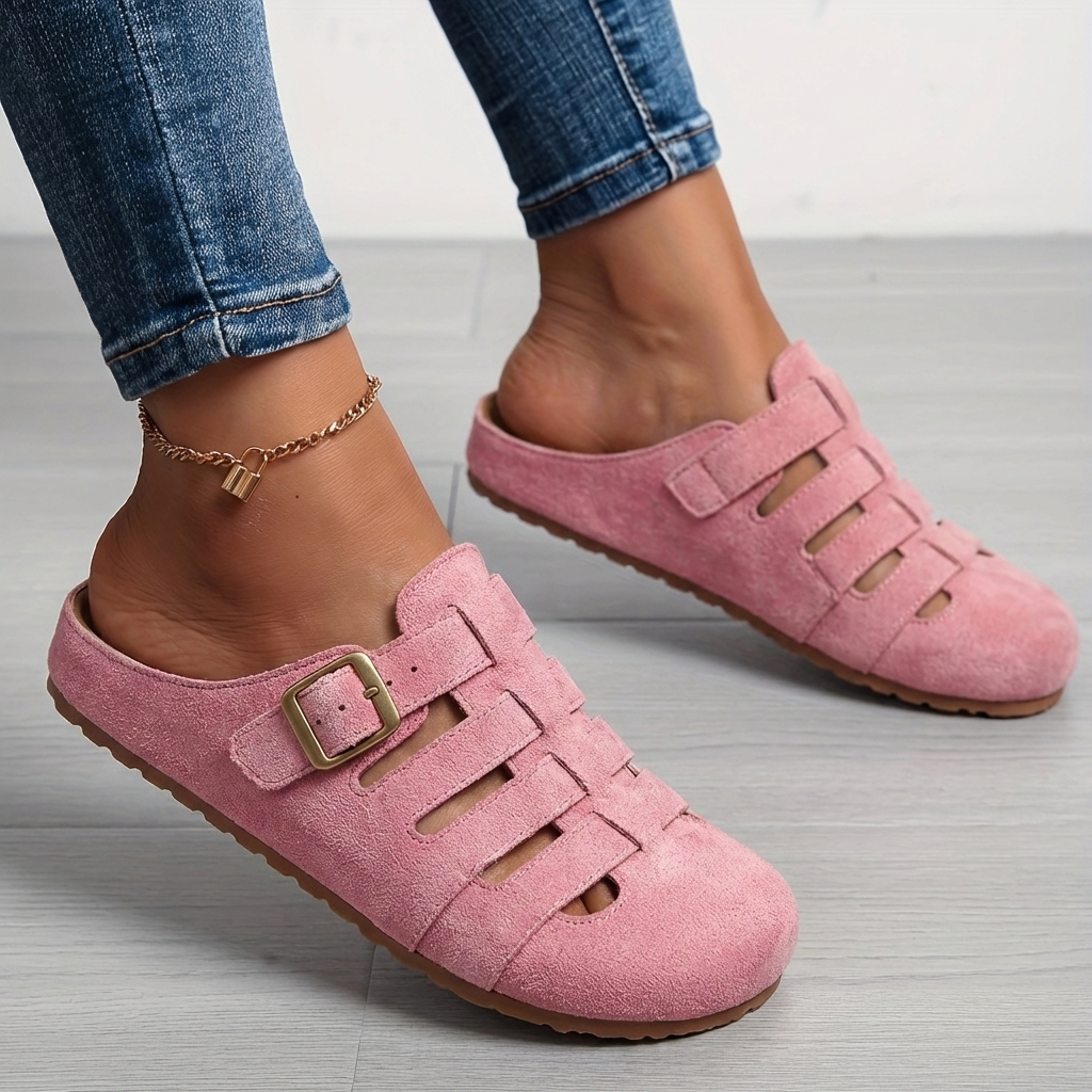 Nathalie | Cozy Slip-On Mules Sandals