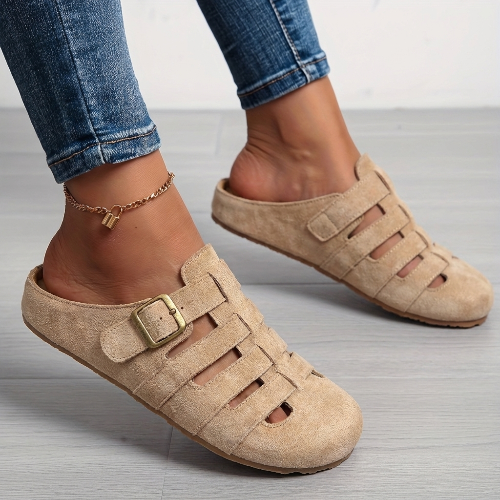 Nathalie | Cozy Slip-On Mules Sandals