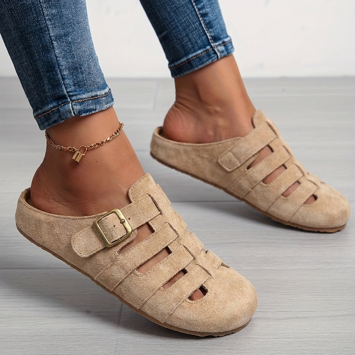 Nathalie | Cozy Slip-On Mules Sandals