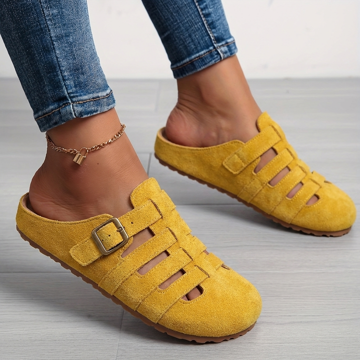Nathalie | Cozy Slip-On Mules Sandals