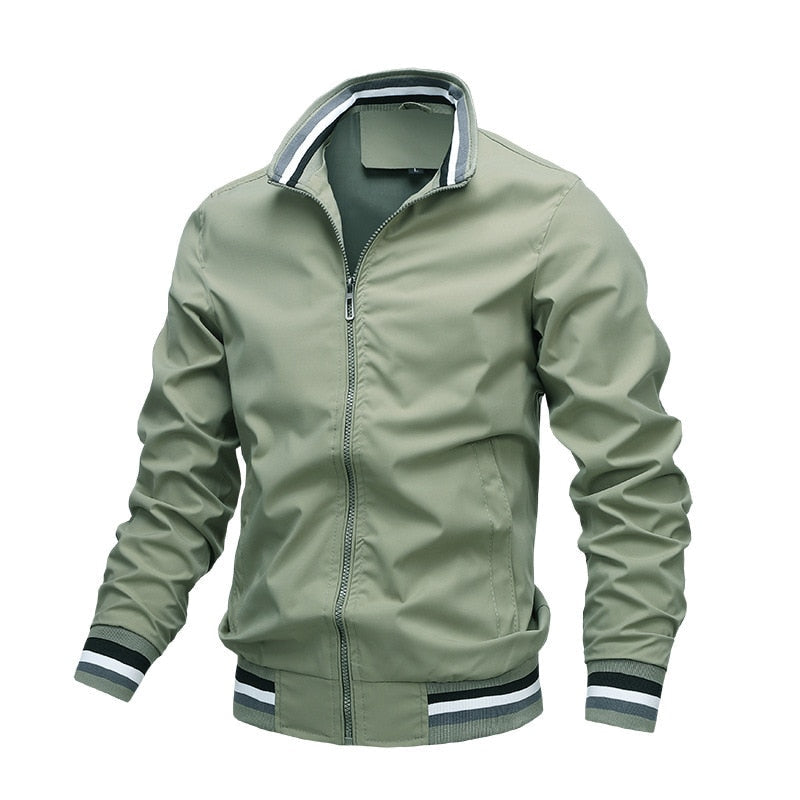 George | Men's Zip Up Casual Classic Bomber Jacket