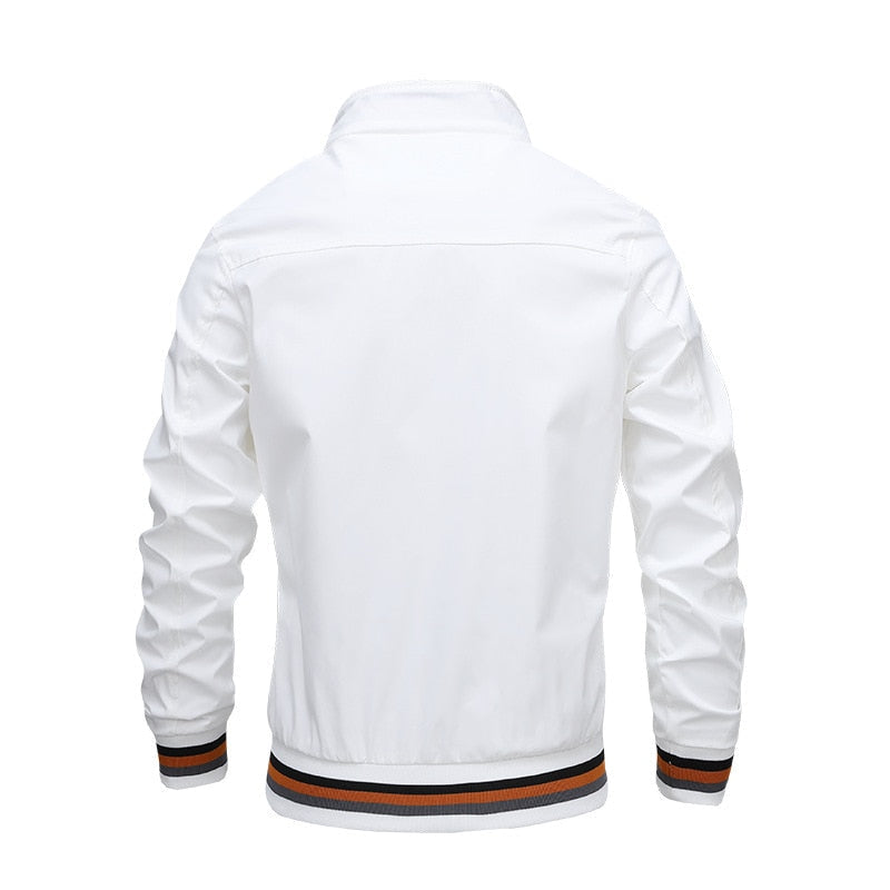 George | Men's Zip Up Casual Classic Bomber Jacket