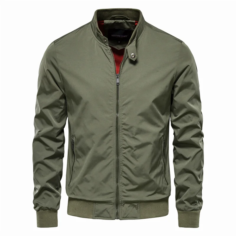 David | Men's Zip Up Classic Bomber Jacket