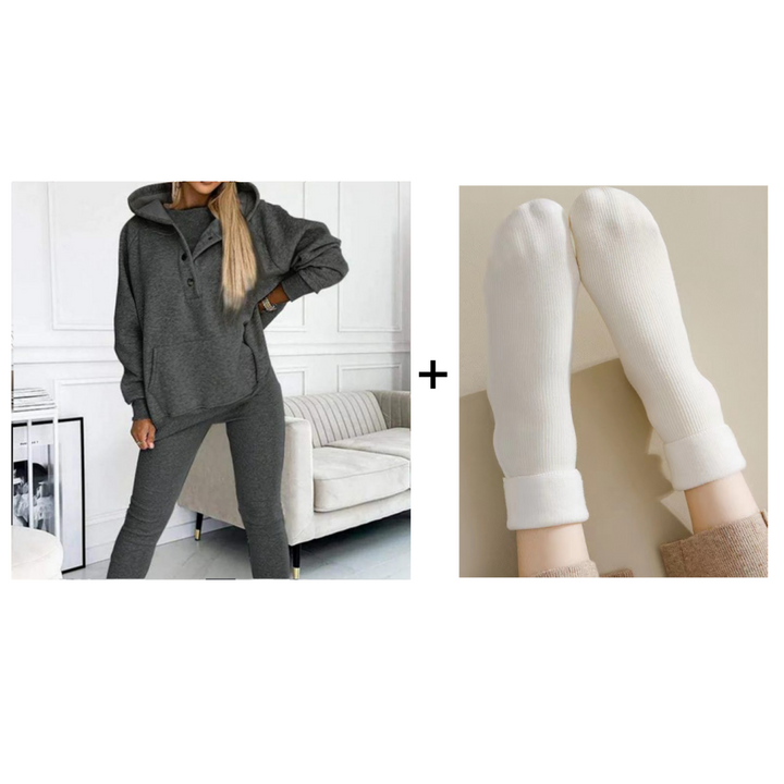 ⏳Time-limited Special £25.99⏰Hooded Casual and Comfortable Sweatshirt Suit
