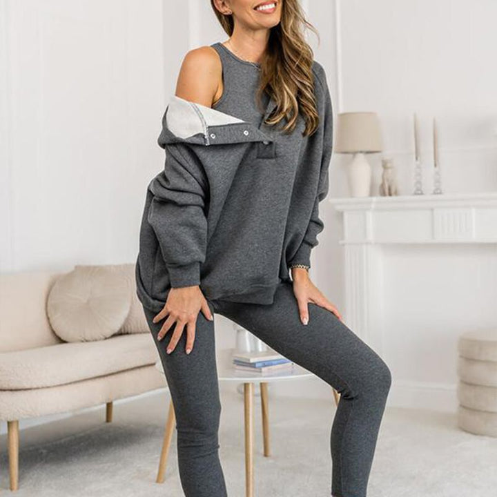 ⏳Time-limited Special £25.99⏰Hooded Casual and Comfortable Sweatshirt Suit