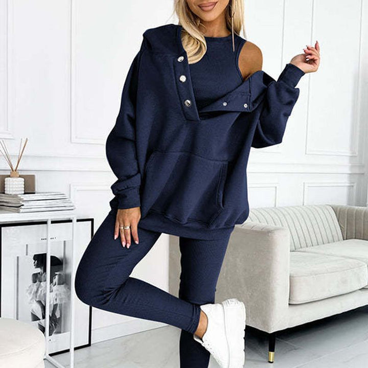 ⏳Time-limited Special £25.99⏰Hooded Casual and Comfortable Sweatshirt Suit