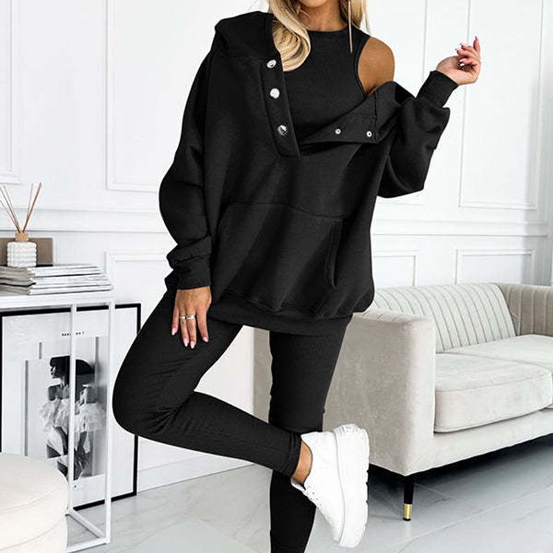 ⏳Time-limited Special £25.99⏰Hooded Casual and Comfortable Sweatshirt Suit