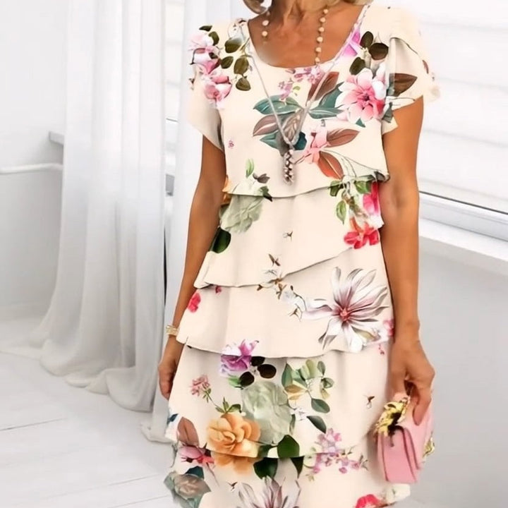 Tanisha | Blossom Magic Cascade Dress