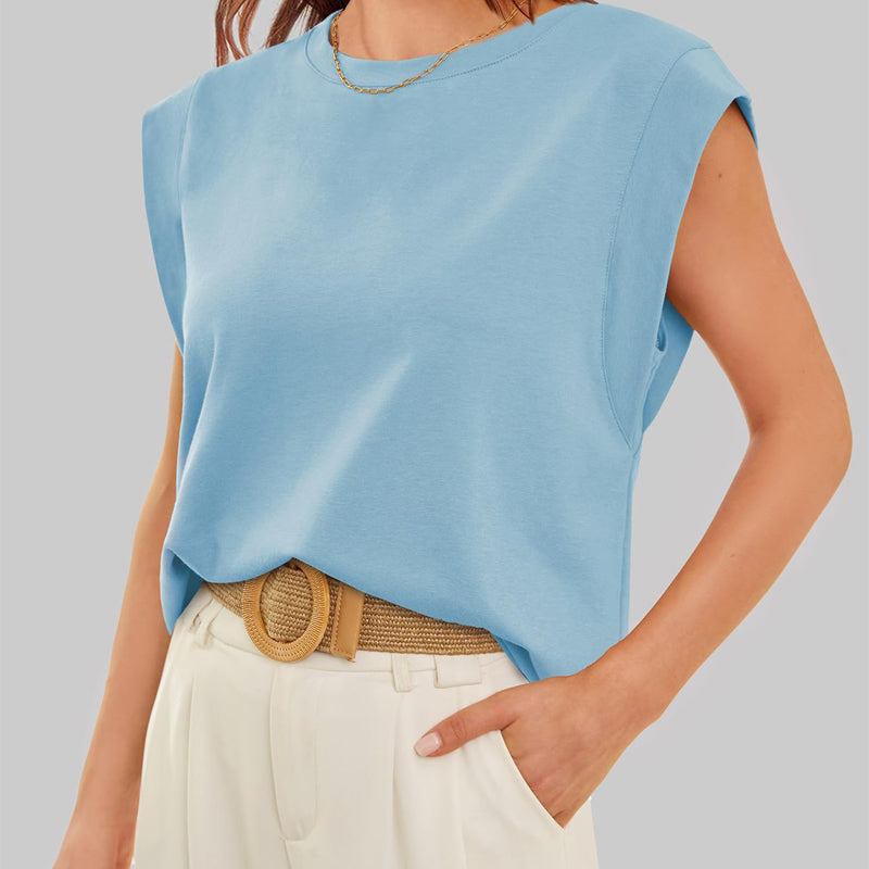 Mary | Stylish Sleeveless T-Shirt for Women
