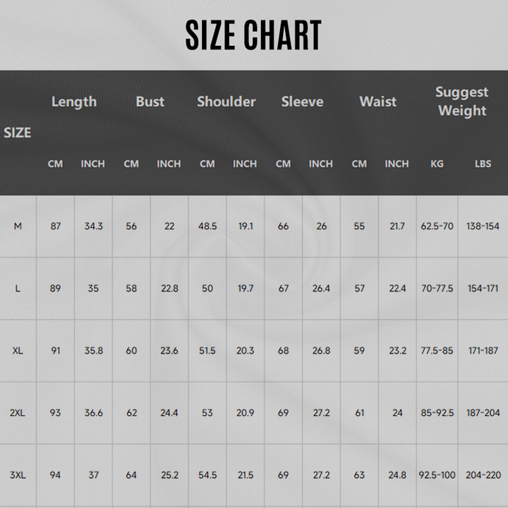 Men's Winter Jacket with Hood in Extended Cut